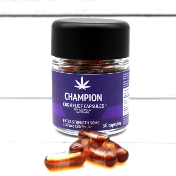 Champion Hemp Farms 50mg CBG Capsules
