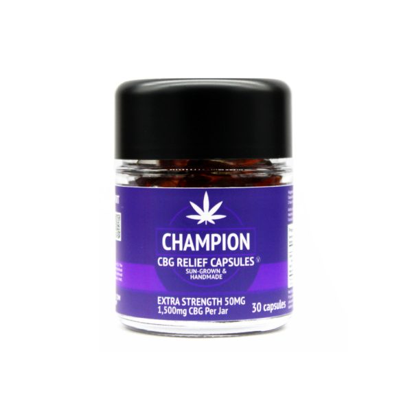 Champion Hemp Farms 50mg CBG Capsules